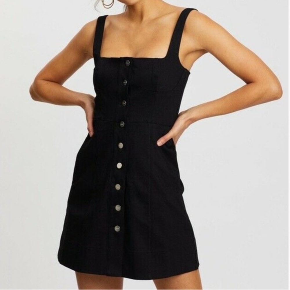 Capulet Millie Denim‎ Dress in Black